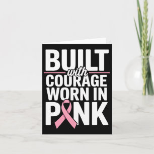 Breast Cancer Awareness Women Girls. Fighting Brea Card