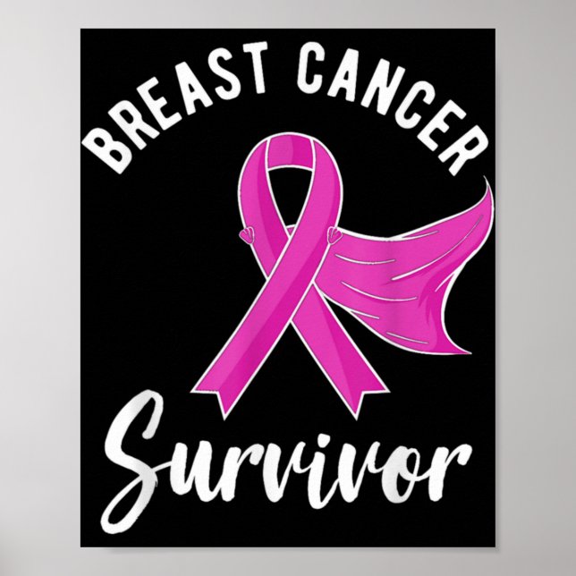 Breast Cancer Awareness Women Survivor Nk  Poster (Front)