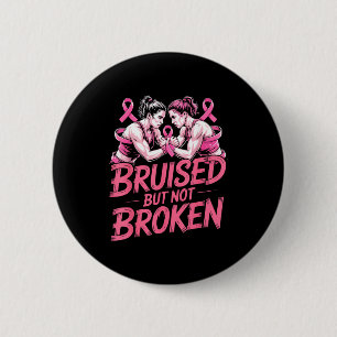 Breast cancer awareness wrestling fan wrestler 6 cm round badge