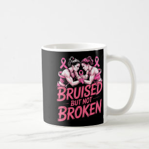 Breast cancer awareness wrestling fan wrestler coffee mug