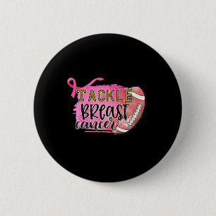 Breast Cancer Awarness-tackle Breast Cancer Footby 6 Cm Round Badge