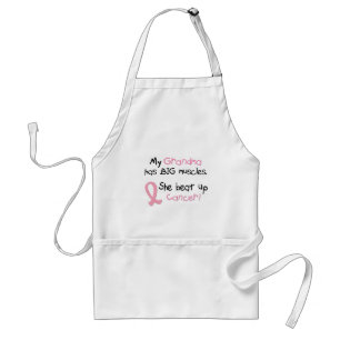 Breast Cancer BIG MUSCLES 1.1 Grandma Standard Apron