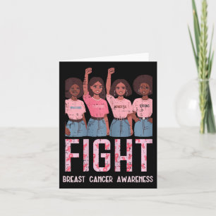 Breast Cancer Black Women Fight Warrior Survivor A Card
