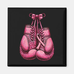 Breast Cancer Boxing Glove Pink Ribbon Awareness F Magnet