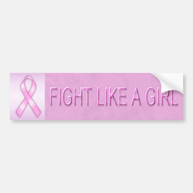Breast Cancer bumper sticker (Front)