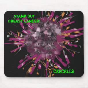 Breast Cancer Cell, CEECELLS Mouse Pad