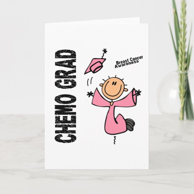 Breast Cancer CHEMO GRAD 1 Card (Front)