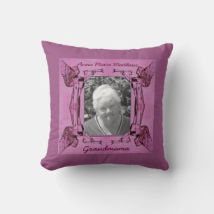 Breast Cancer Child  Memorial Photo Pillow Angels