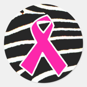 Breast Cancer Classic Round Sticker