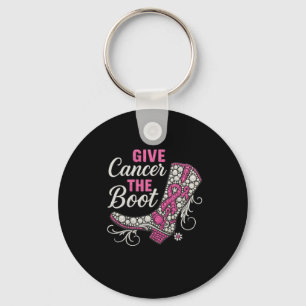 Breast Cancer Cowgirl Texas Southern Give Cancer B Key Ring