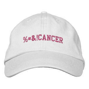 Breast Cancer Embroidered Hat