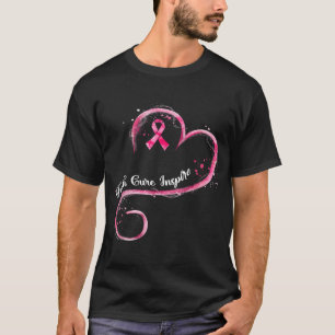 Breast Cancer Faith Cure Inspire Pink Ribbon Breas T-Shirt