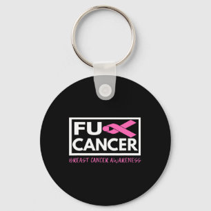 Breast Cancer Fight Cancer Ribbon Key Ring