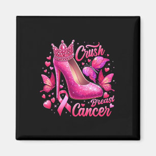 Breast Cancer Fight Like A Queen Black Afro Queen Magnet