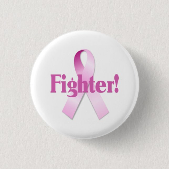 Breast Cancer Fighter Button (Front)