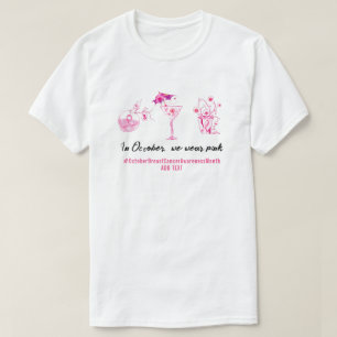 Breast Cancer Fighter Pink Ribbon Inspirational T-Shirt