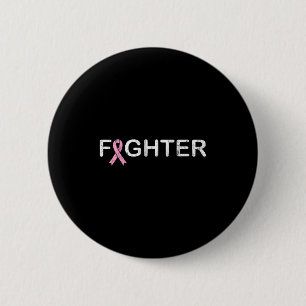Breast Cancer Fighter World Day Survivor Design 6 Cm Round Badge