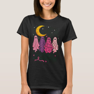 Breast Cancer Ghost Tee, In October We Wear Nk Hal T-Shirt