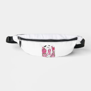 Breast Cancer Halloween Ghost Boho Bum Bags