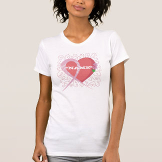 Breast Cancer Heart Customised Tank Top
