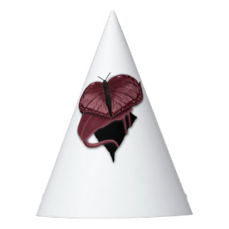 Breast Cancer Heart Shaped Butterfly Party Hat