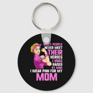Breast Cancer Hero Shirt For Women Key Ring