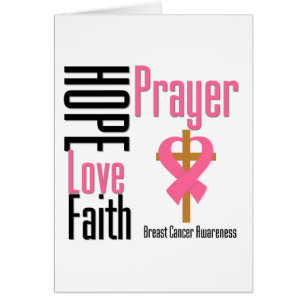 Breast Cancer Hope Love Faith Prayer Cross