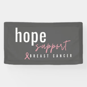 breast cancer. hope. support. Banner
