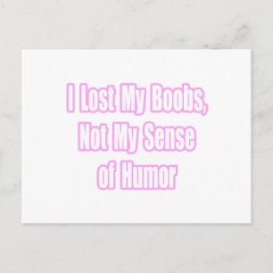 Breast Cancer Humour Postcard