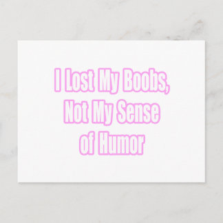 Breast Cancer Humour Postcard