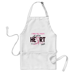 Breast Cancer I Miss My Mum Standard Apron