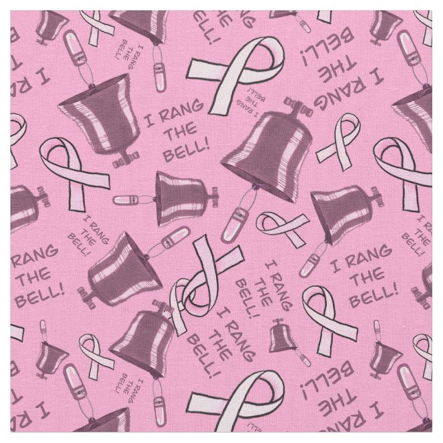 Breast Cancer, I Rang The Bell Fabric (Close Up)