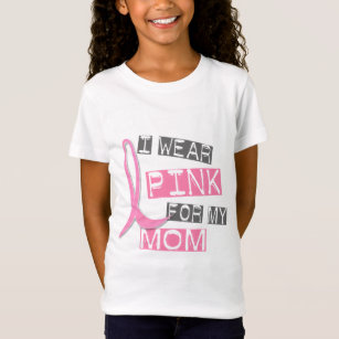 Breast Cancer I Wear Pink For My Mum 37 T-Shirt