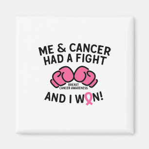 Breast Cancer I Won Breast Cancer Survivor Support Magnet