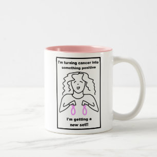 Breast Cancer - I'm getting a new set !! Two-Tone Coffee Mug