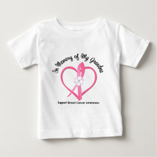 Breast Cancer In Memory of My Grandma Baby T-Shirt