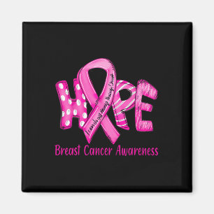 Breast Cancer In October We Wear Pink Ribbon  Magnet