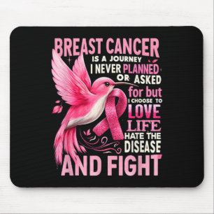 Breast Cancer Is A Journey I Never Planned Breast Mouse Pad