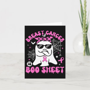 Breast Cancer Is Boo Sheet Breast Cancer Warrior H Card