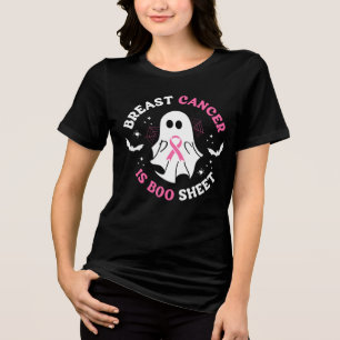 Breast Cancer Is Boo Sheet Ghost Shirt Funny Pin