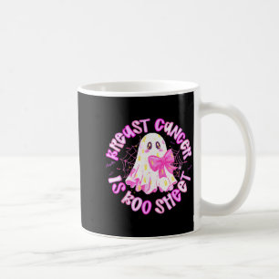 Breast Cancer is Boo Sheet Halloween Breast Cancer Coffee Mug
