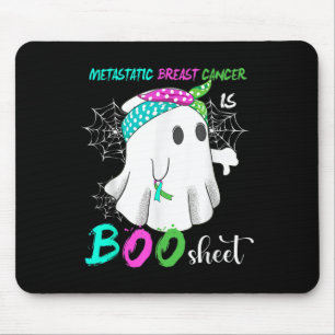 Breast Cancer Is Boo Sheet Halloween Costume Mouse Pad