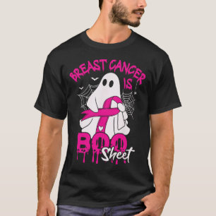 Breast Cancer Is Boo Sheet Halloween Support Squad T-Shirt