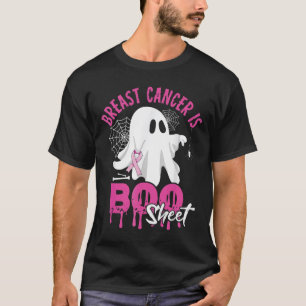 Breast Cancer Is Boo Sheet Spooky Halloween Breast T-Shirt