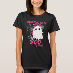 Breast Cancer Is Boo Sheet Warrior Cute Ghost Pink T-Shirt