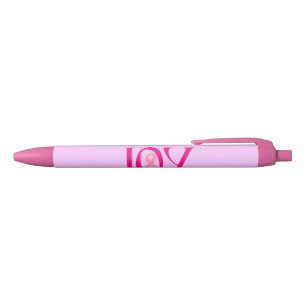 Breast Cancer Joy Black Ink Pen