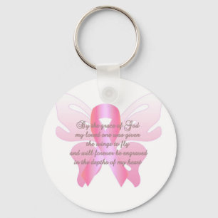 Breast Cancer Loss Key Ring