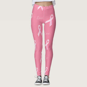 Breast Cancer Love Awareness Leggings
