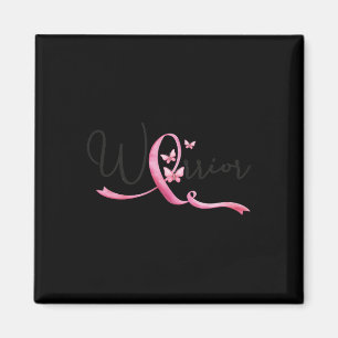 Breast Cancer Month Butterflies Pink Ribbon Women' Magnet