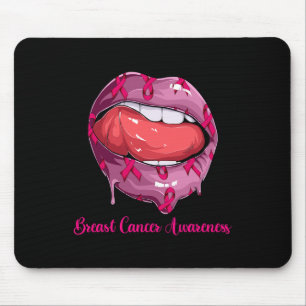 Breast Cancer Month Shirt For Women Mouse Pad